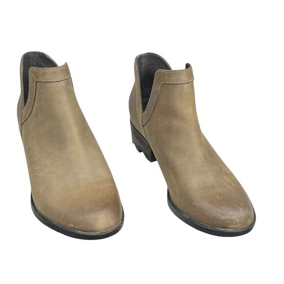 Sorel Women’s Lolla Cut Out Ash Brown Slip On Ankle Boot Size US 6 - Picture 5 of 12